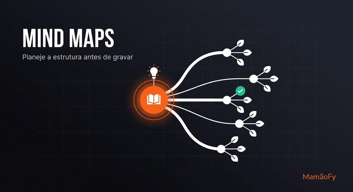 Como usar Mind Maps para planejar a estrutura dos seus cursos